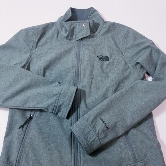The North Face WindWall Green Jacket Zip Up Long Sleeves Pockets - Picture 10 of 14